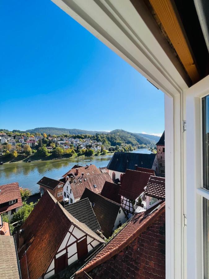 Neckarblick,Natur, Altstadt Apartment Hirschhorn Exterior photo